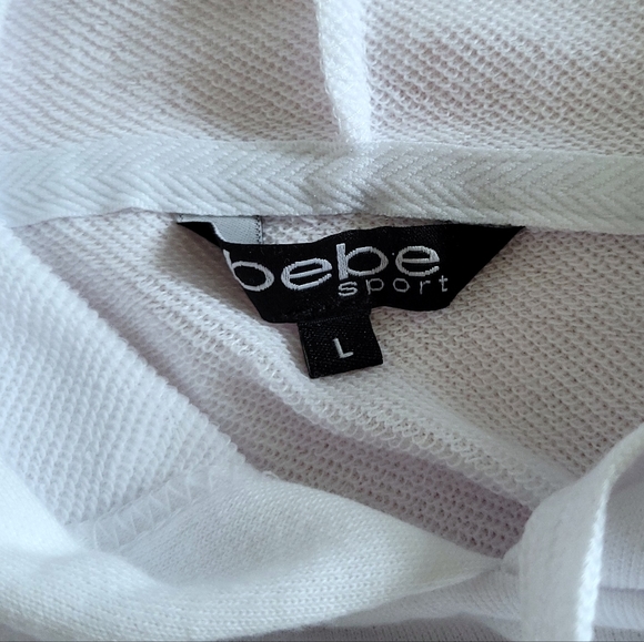bebe Sport⛹️ "Neon Lites" Pullover Hoodie with Thumb👍 Holes - NWT - Picture 5 of 16